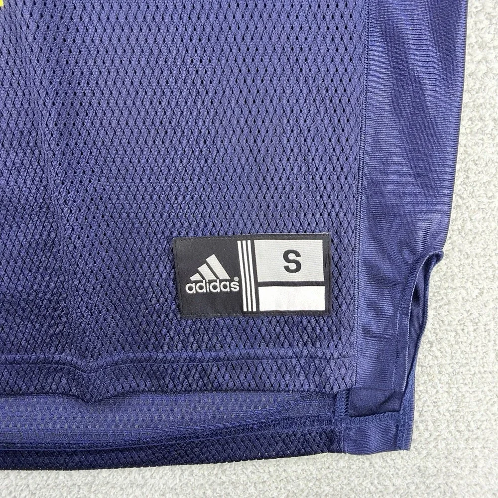 NEW Adidas University of‎ Michigan Wolverines #4 Football Jersey Mens Small Blue